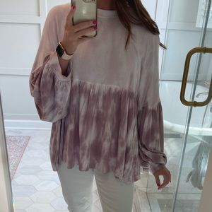 Purple long sleeve top